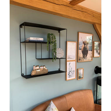 Walkowiak 3 Piece Square Metal Accent Shelf